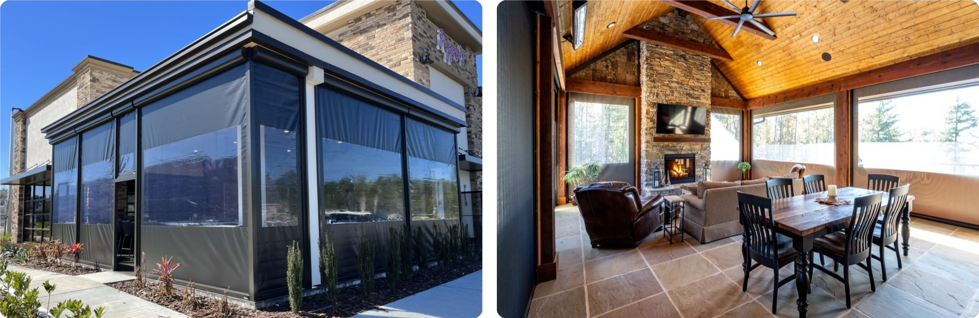 Whether you're protecting a residential or commercial patio, garage door opening, pergola, or outdoor kitchen, these screens fortify the space, making it impenetrable to determined insects.