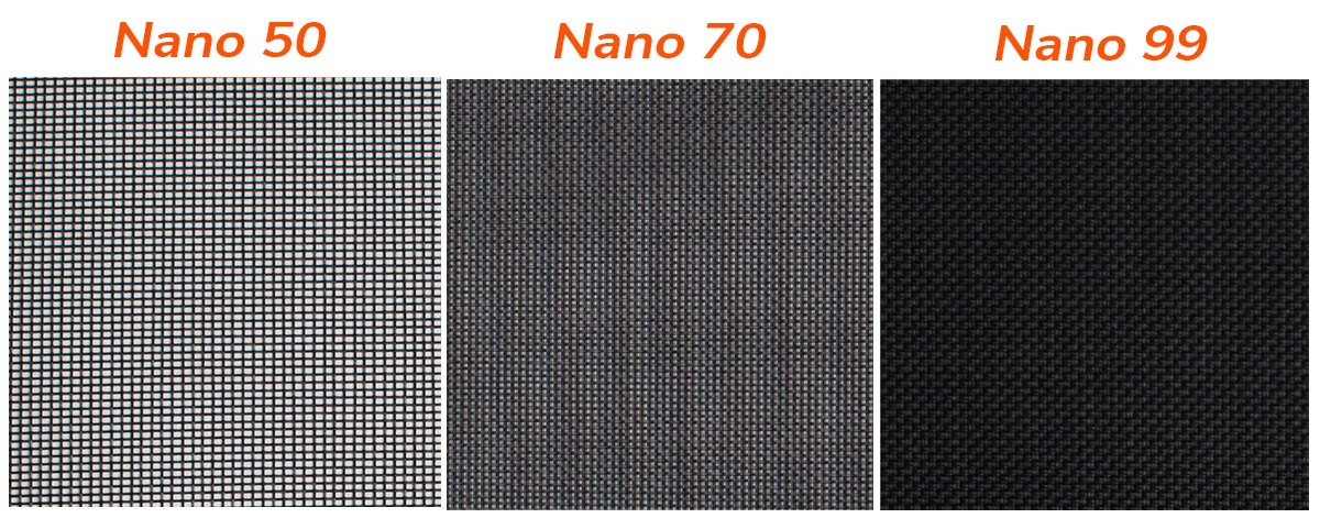 Screen Material Options