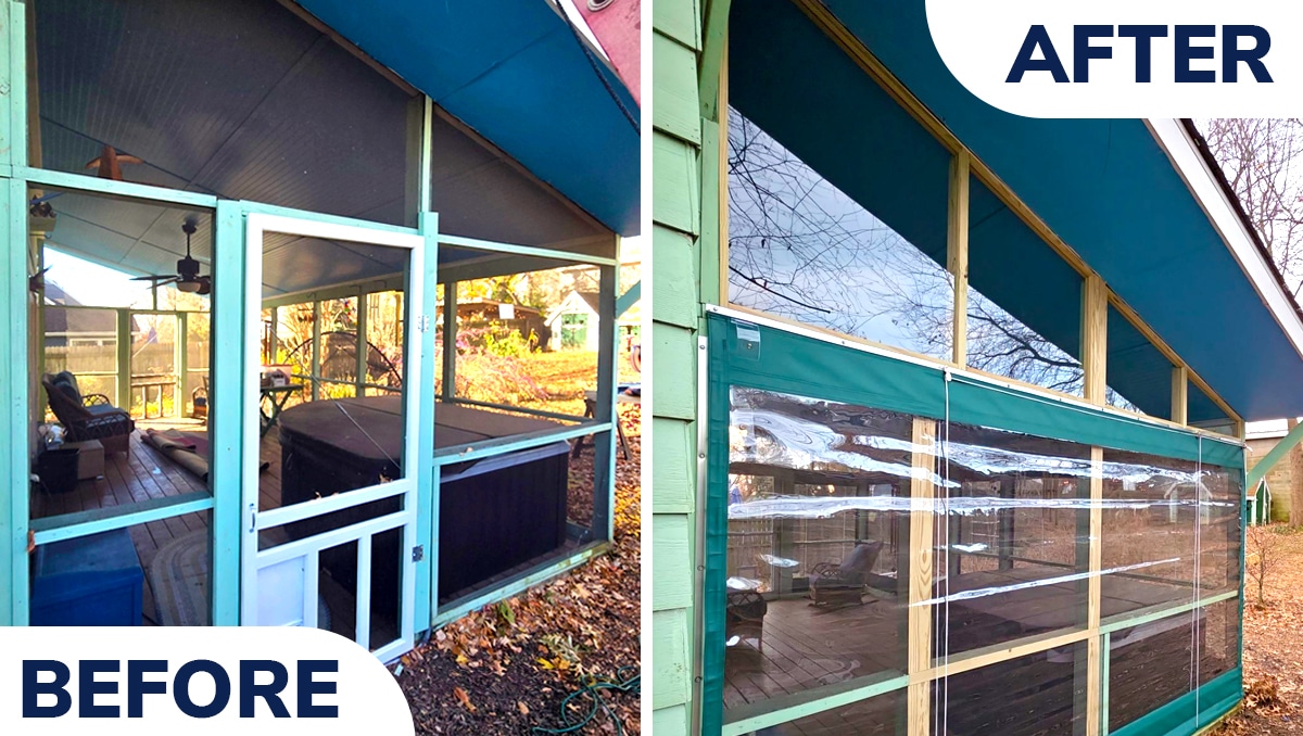 Vinyl Patio Enclosure