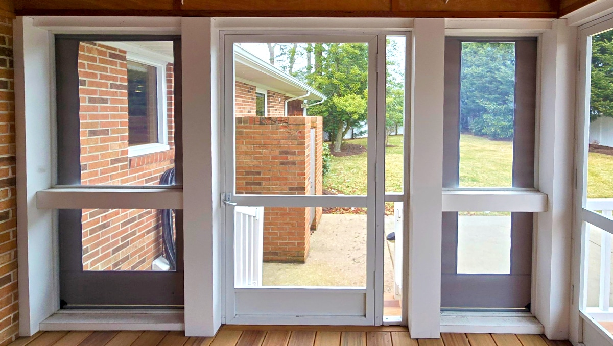 motorized vinyl porch panels clear outdoor view