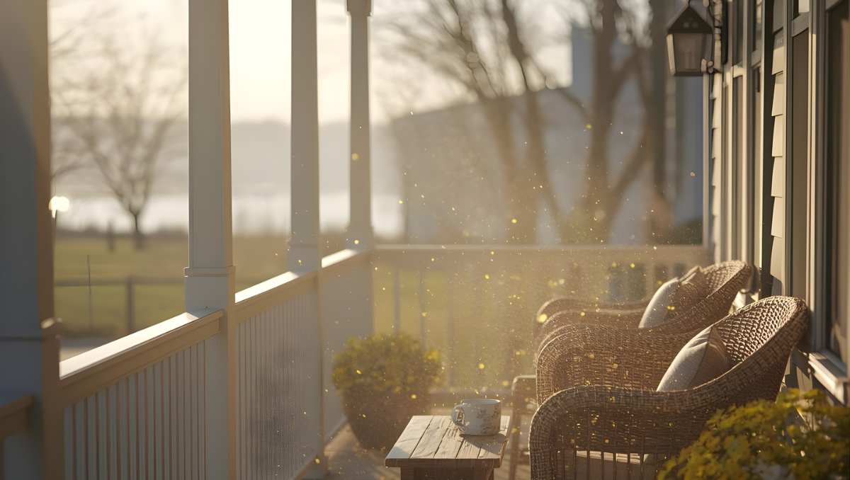 pollen during spring on the Eastern Shore